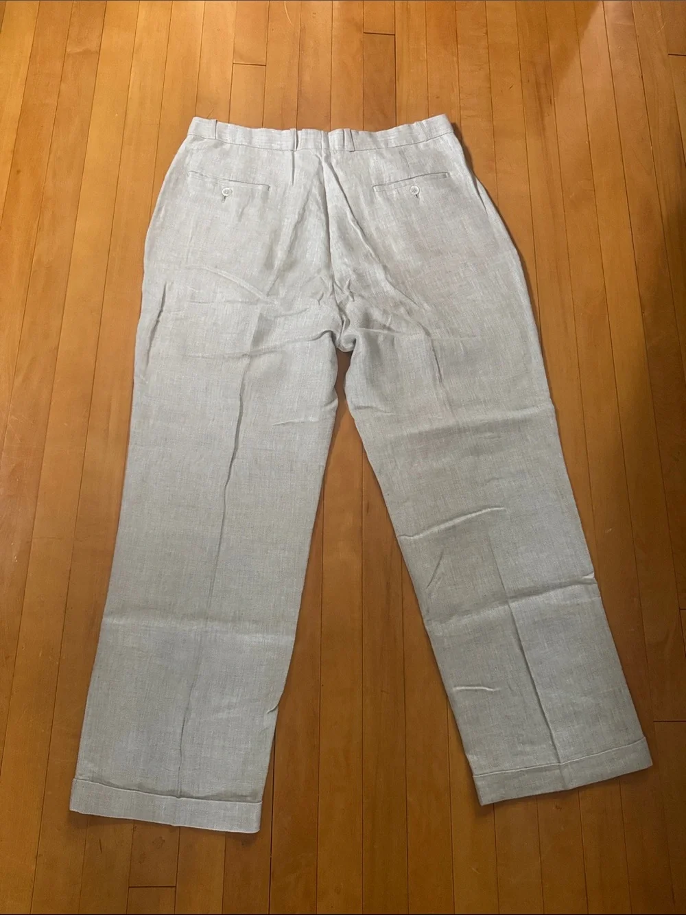 Greg Peters Golf Men's Light cream Linen Pants men’s 36x30